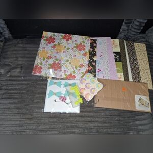 Recollections Chipboard Scrapbook Kit Embellishments Stickers Papers Craft Art
